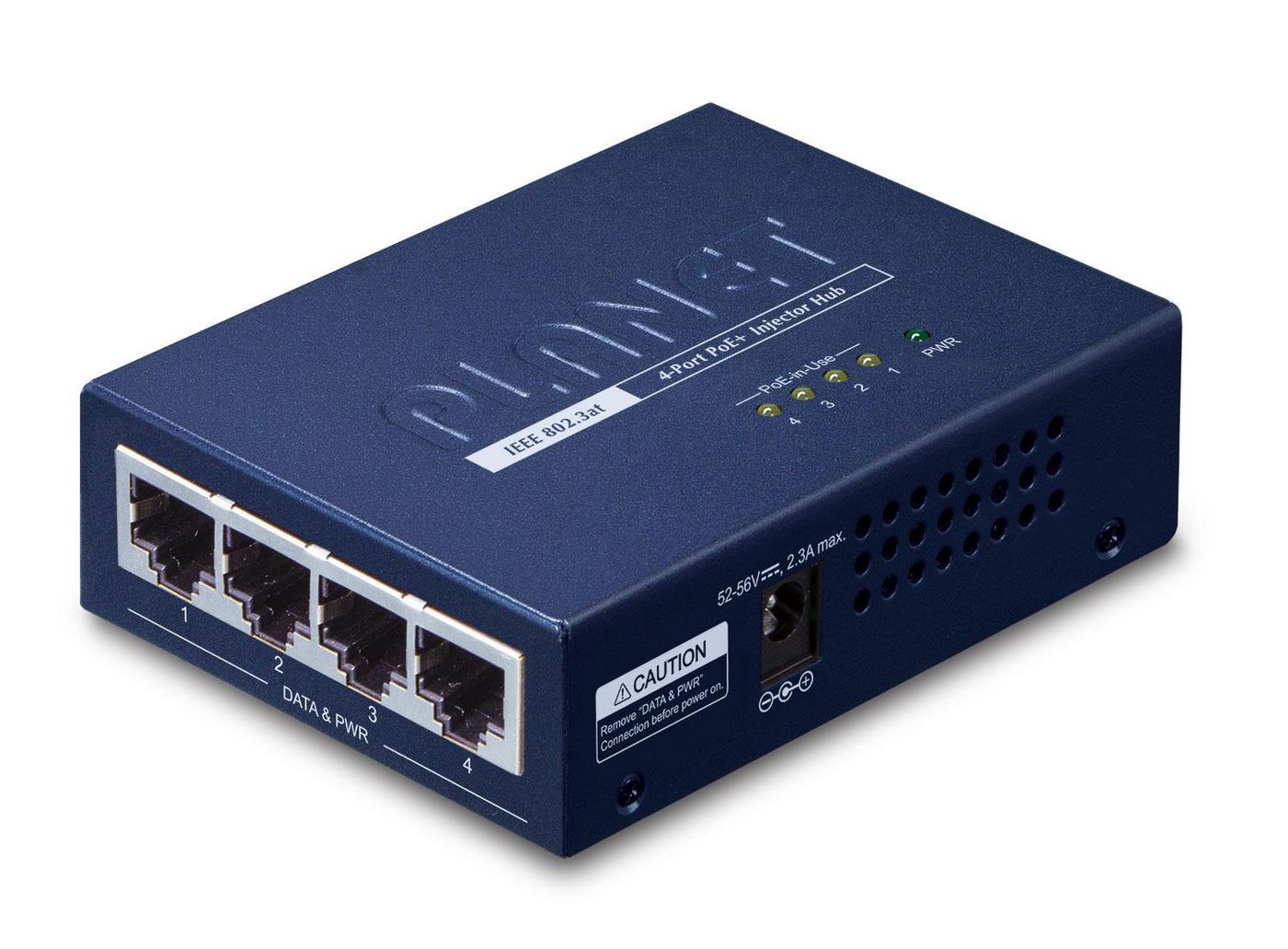 Planet HPOE-460 4-Port 802.3at 30W High Power 