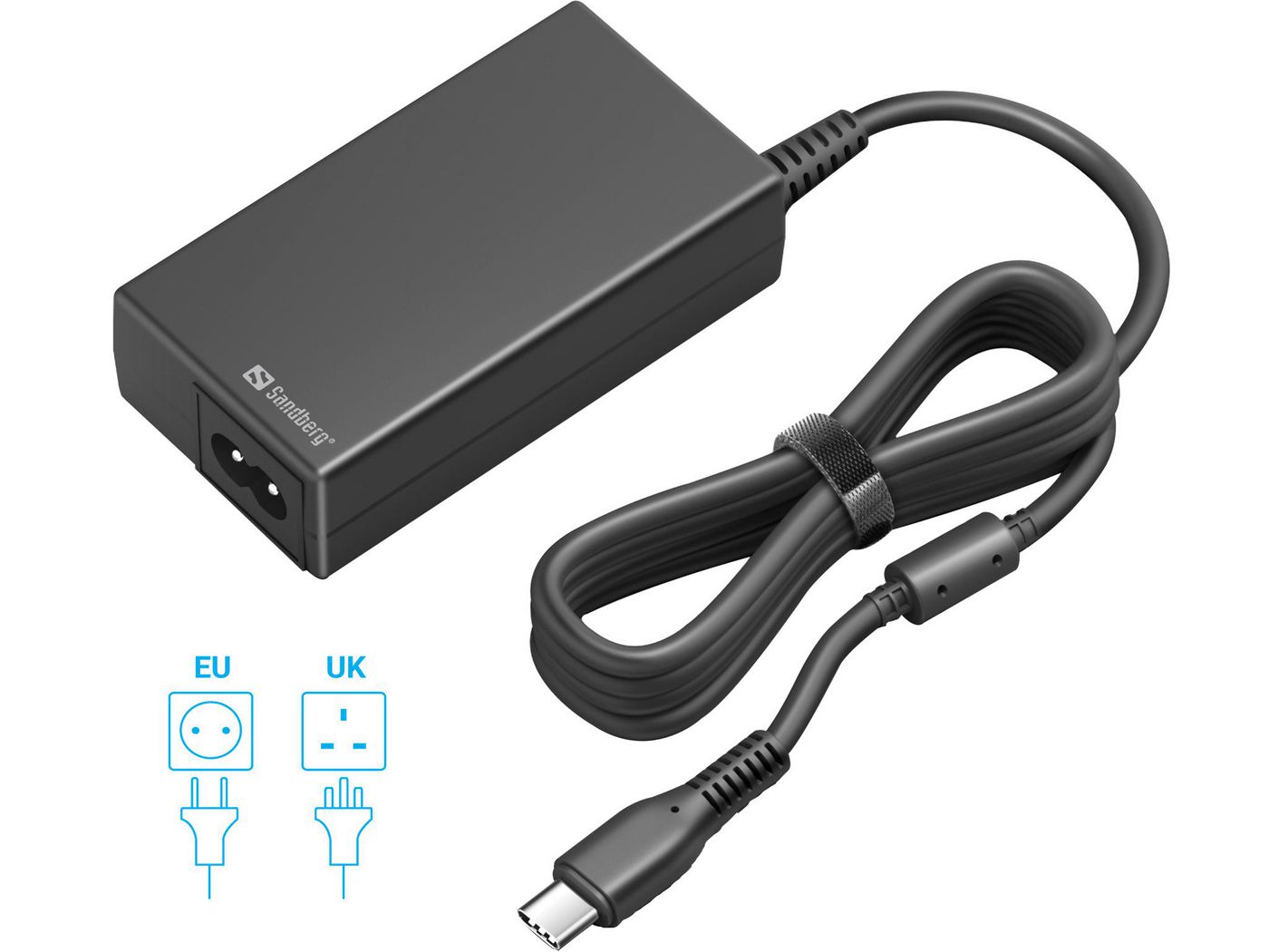USB-C AC Charger PD65W EU+UK