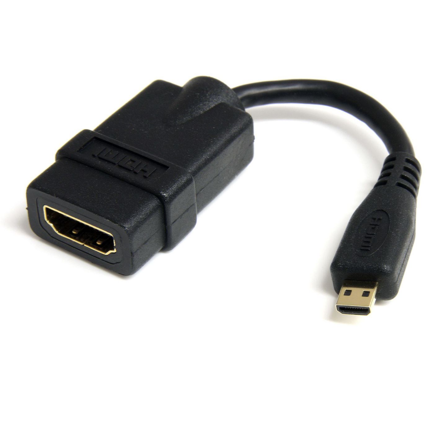 STARTECH.COM 12cm High-Speed HDMI Adapterkabel - HDMI auf Micro HDMI Kabel - Buchse/Stecker
