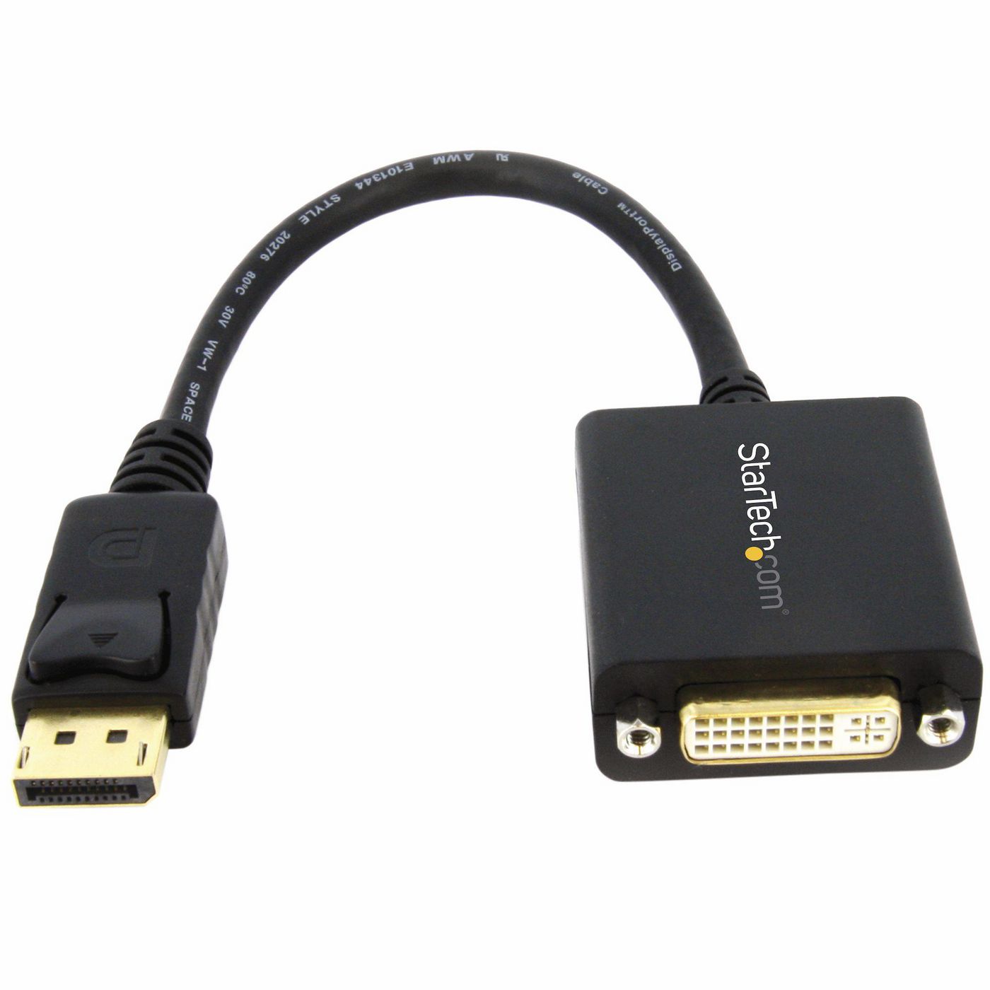 STARTECH.COM DisplayPort auf DVI Adapter - DP (Stecker) zu DVI-I (Buchse) Video -Konverter - maximal