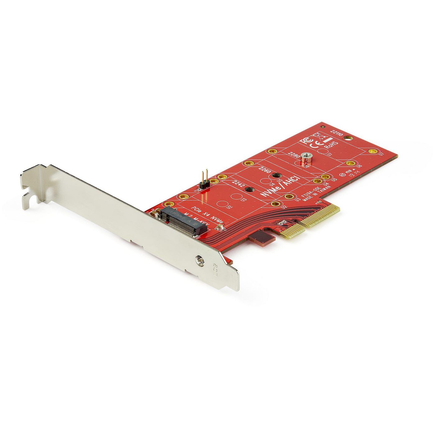 STARTECH.COM x4 PCI Express zu M.2 PCIe SSD Adapter - M.2 NGFF SSD (NVMe oder AHCI) Adapter