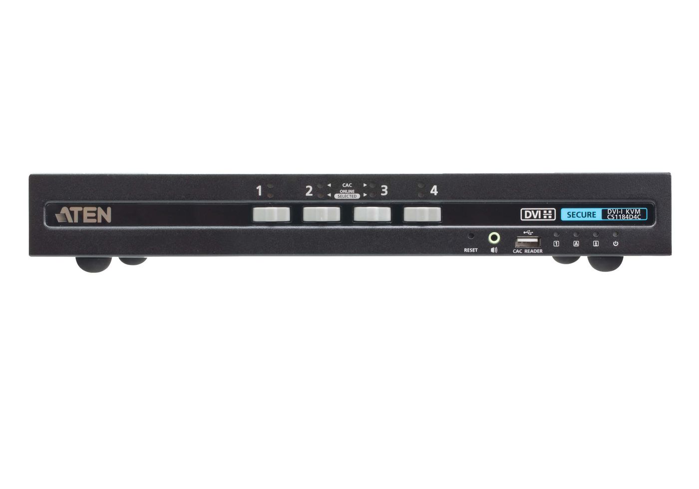 4-Port USB - 4K DVI Secure