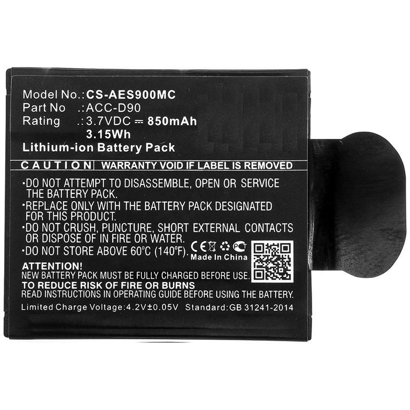 Battery For Camera 3.15wh Li-ion 3.7v 850mah (mbxcam-ba454)