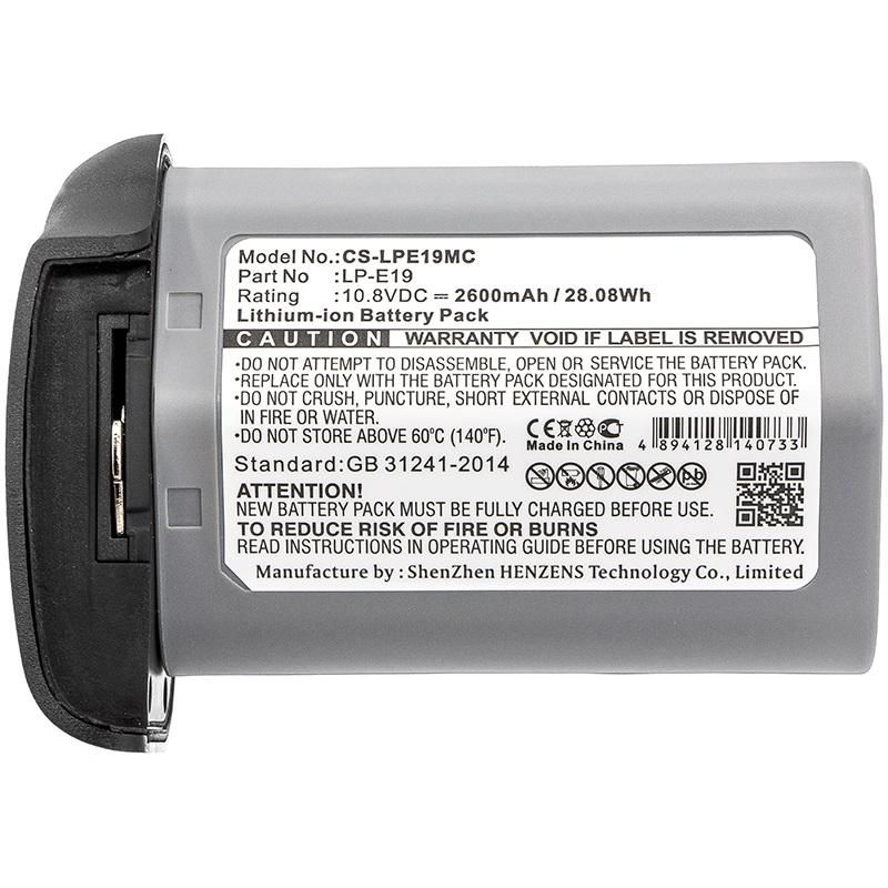 Battery For Camera 28.08wh Li-ion 10.8v 2600mah (mbxcam-ba466)