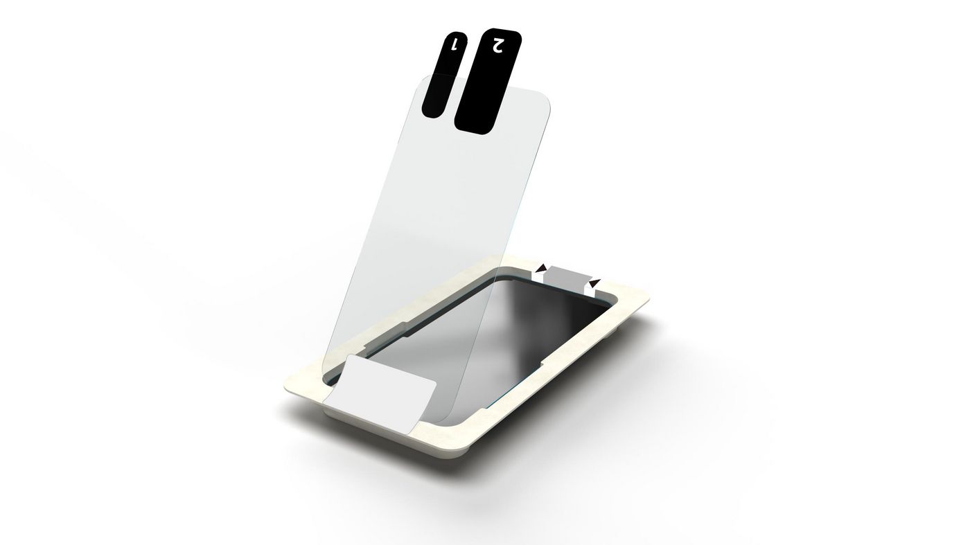ESTUFF ES560160 Display-/Rückseitenschutz für Smartphones Klare Bildschirmschutzfolie Apple 1 Stück(