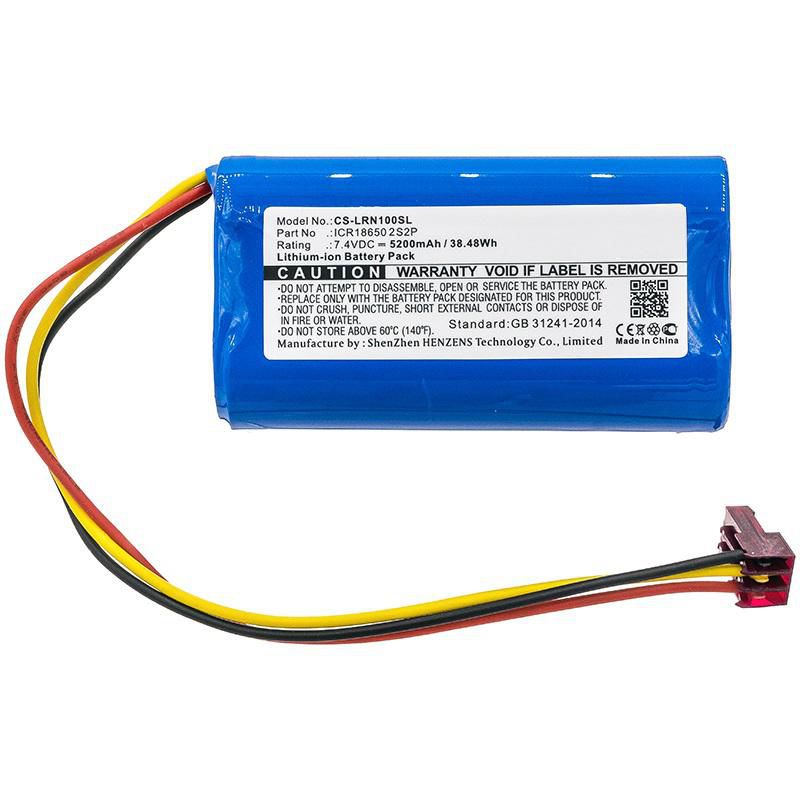 Battery 38.48Wh Li-ion 7.4V - 5200mAh Blue for Laser - 38.48Wh Li-ion 7.4V 5200mAh Blue for Lazer Runner Laser Compatible 6800