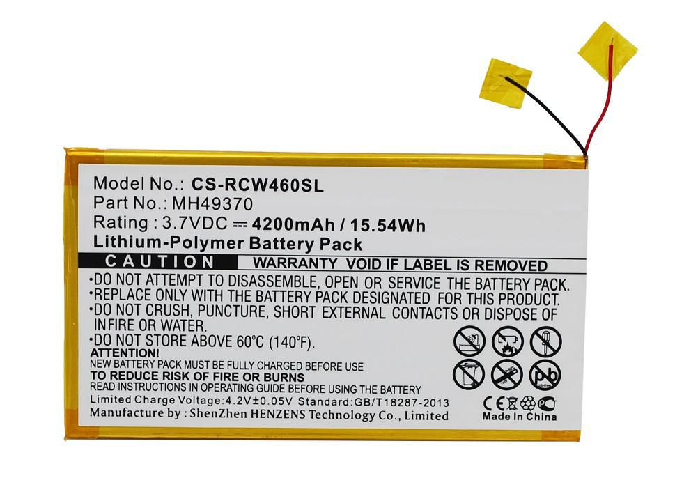 CoreParts MBXTAB-BA084 W125994167 Battery for RCA Tablet 