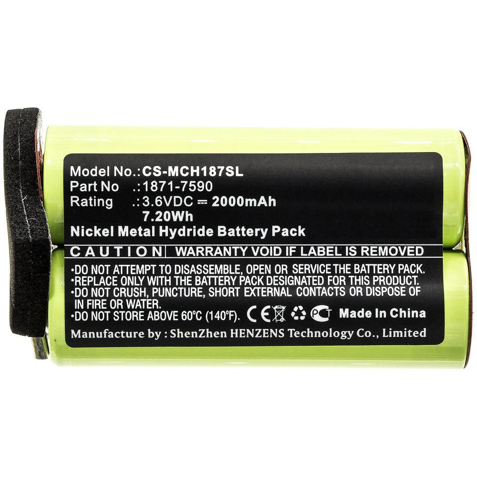 CoreParts MBXSHA-BA009 W125993930 Battery 7.20Wh Ni-Mh 3.6V 