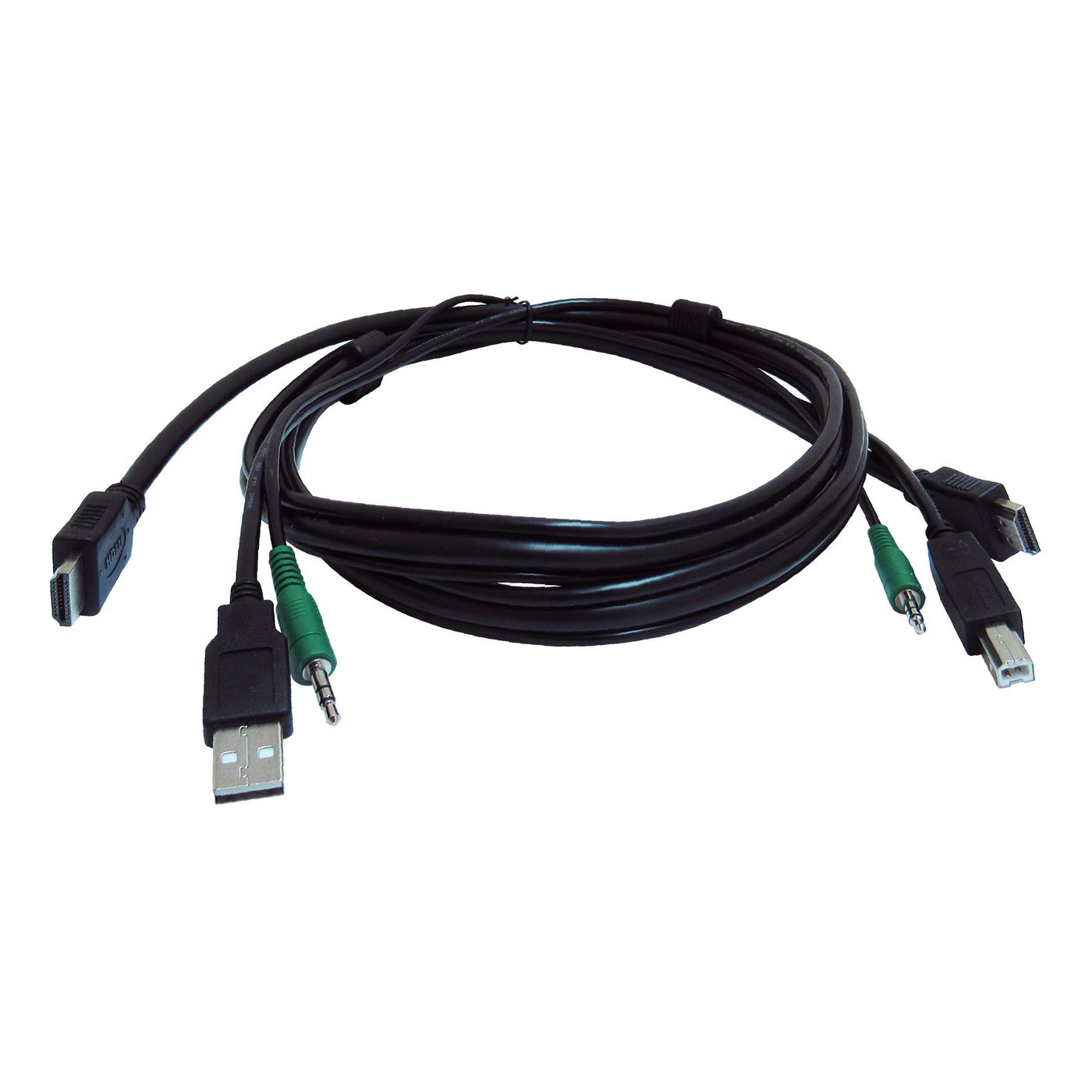 Black-Box SKVMCBL-2HDMI-06TAA W127055372 6 ft KVM USB Dual HDMI Cable 
