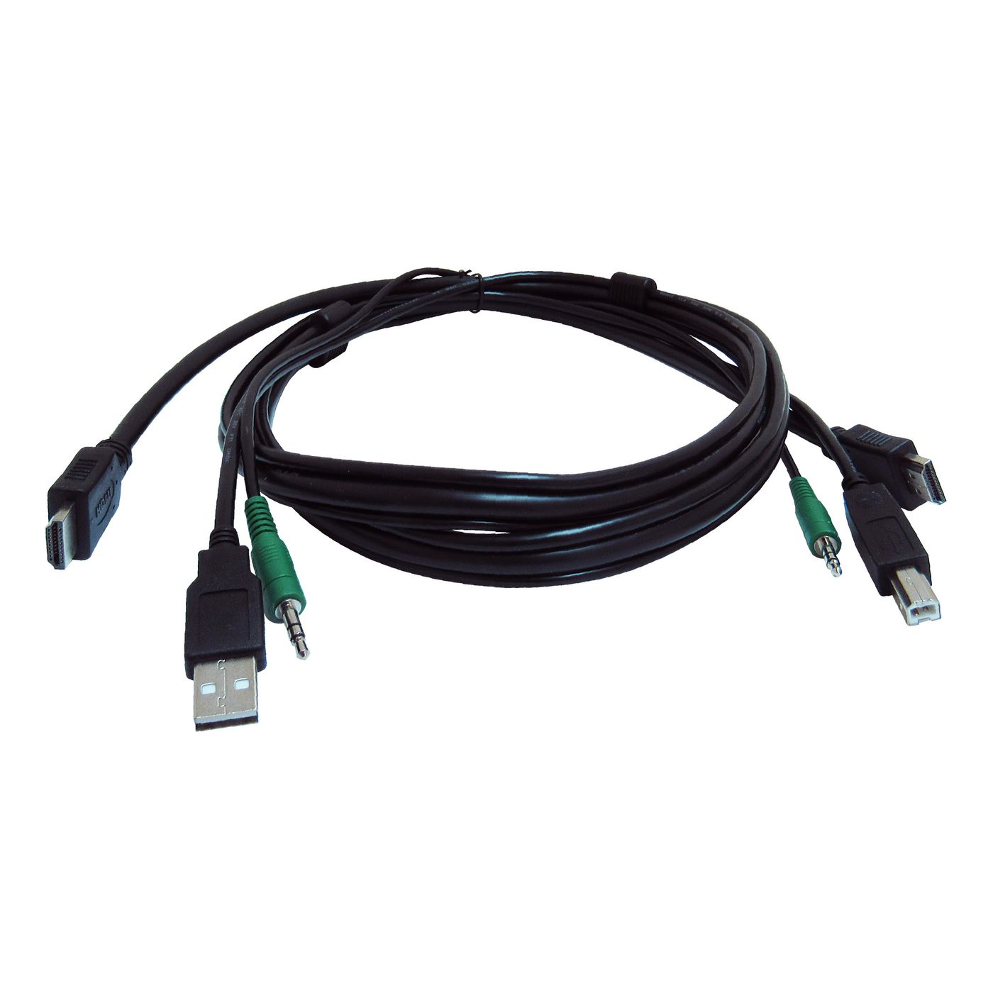 6 ft KVM USB HDMI Cable with