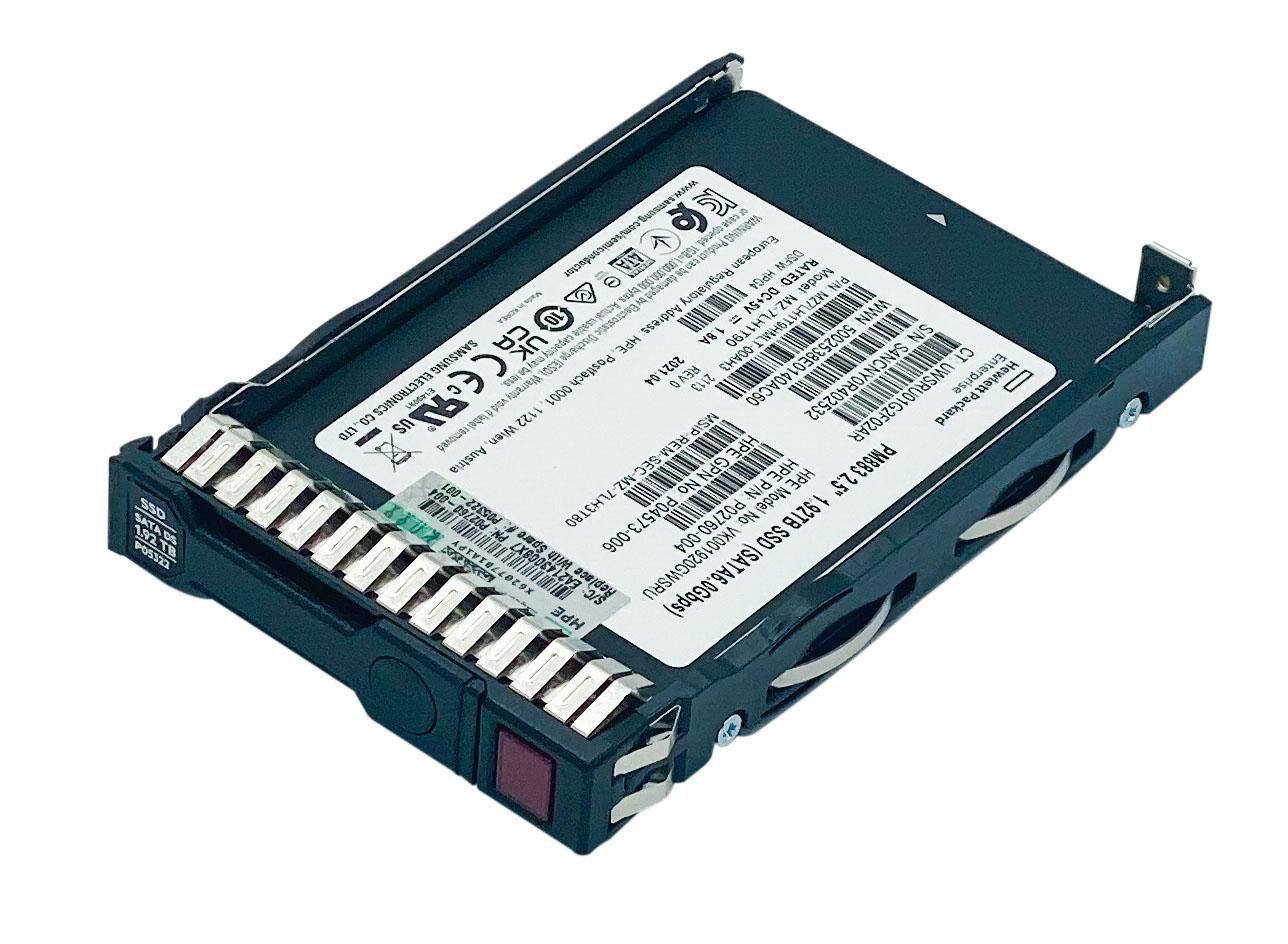 HP ENTERPRISE HPE SSD 1.92TB SFF 2.5\" SATA RI SC DS (P05322-001)