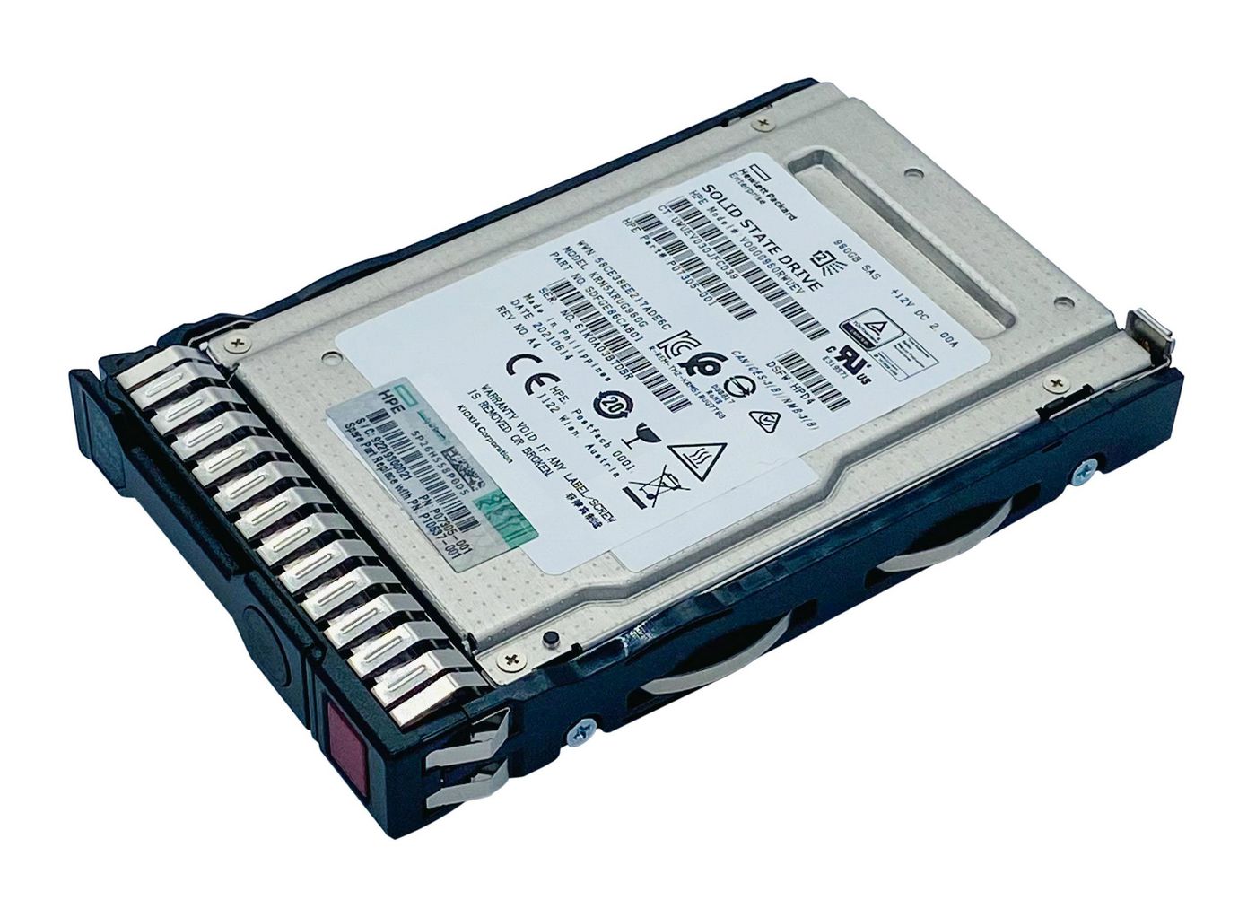 P10637-001, Hewlett Packard Enterprise 960GB SAS Solid State Drive