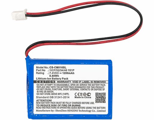 Battery 8.88Wh Li-ion 7.4V