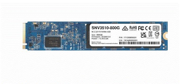 Synology SNV3410-800G W127023872 V3410 M.2 NVME SSD 800GB M.2 
