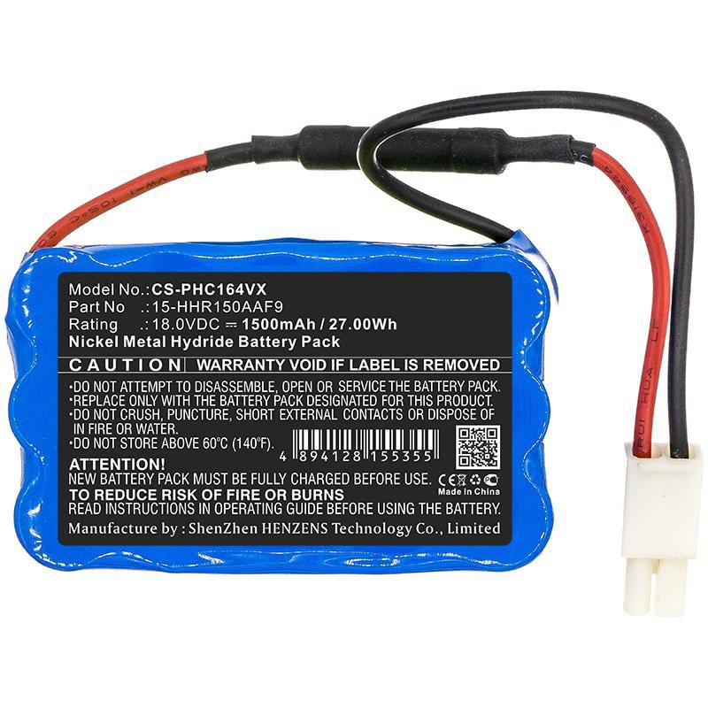 Battery 27.00Wh Ni-Mh 18.0V