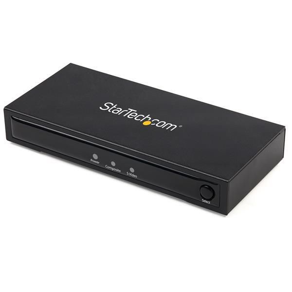 STARTECH.COM S-Video oder Composite zu HDMI Konverter mit Audio - 720p - NTSC & PAL - Analog zu HDMI