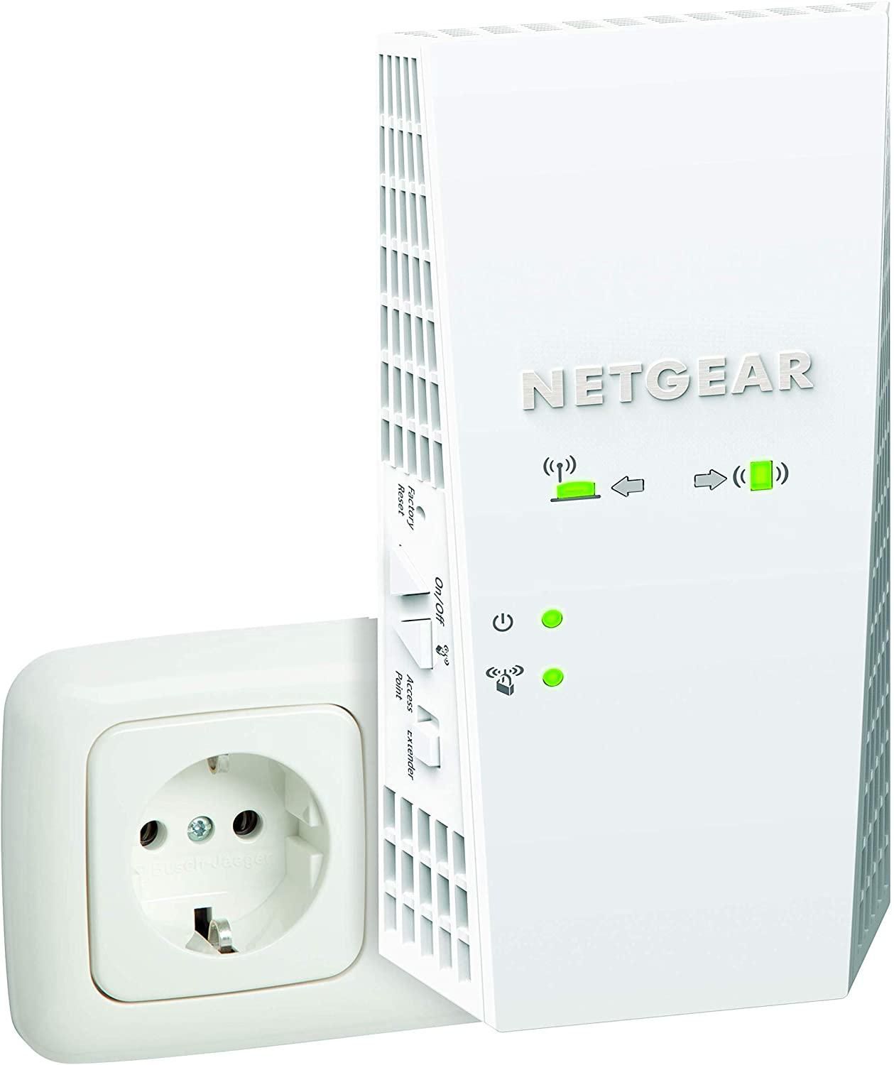 Netgear EX6420-100PES W127084070 1PT AC1900 Wallplug Mesh 