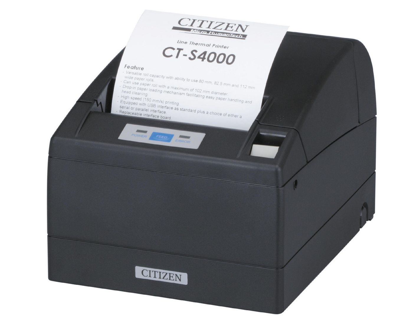Citizen CTS4000USBBK CT-S4000, USB, cutter, black 