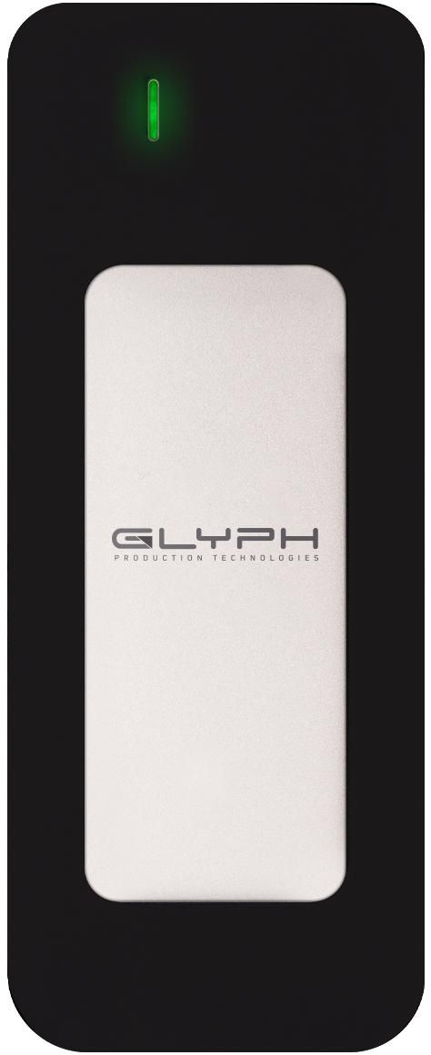 Glyph A500SLV W127153203 500GB Silver Atom SSD USB 