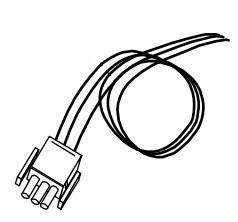DATAMAX DC POWER CABLE