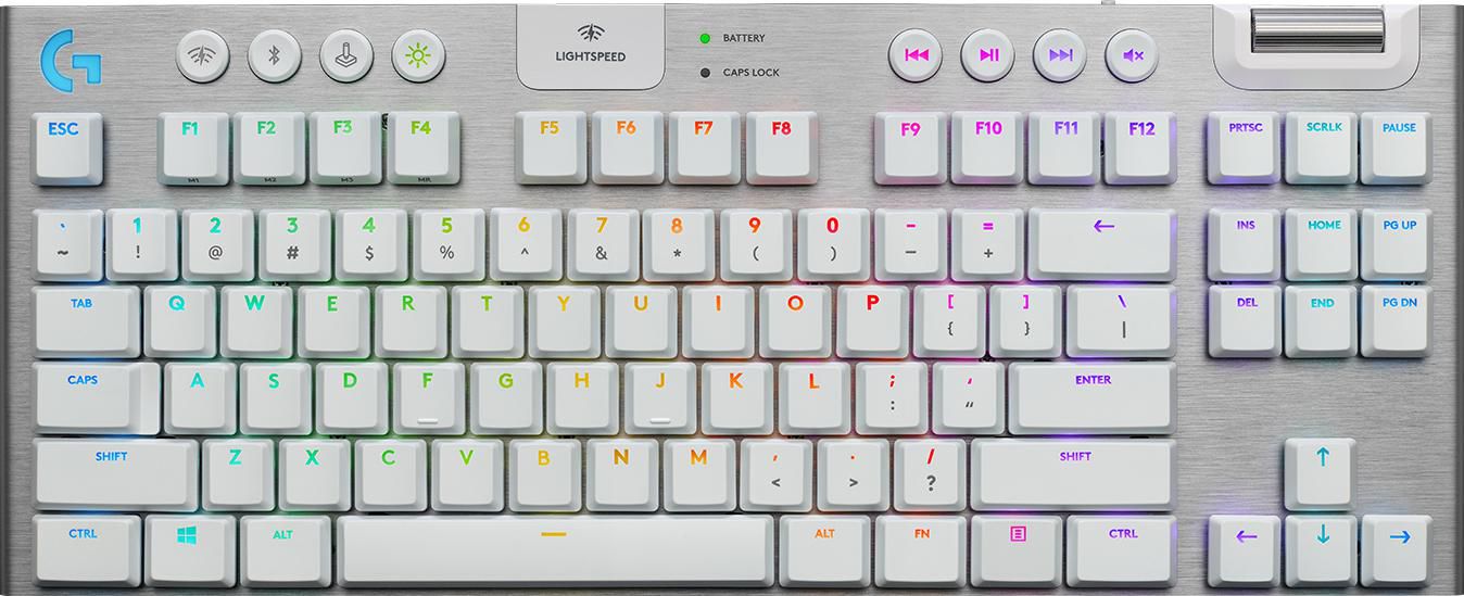 920-009663, Logitech G915 TKL RGB Keyboard CH white | EET