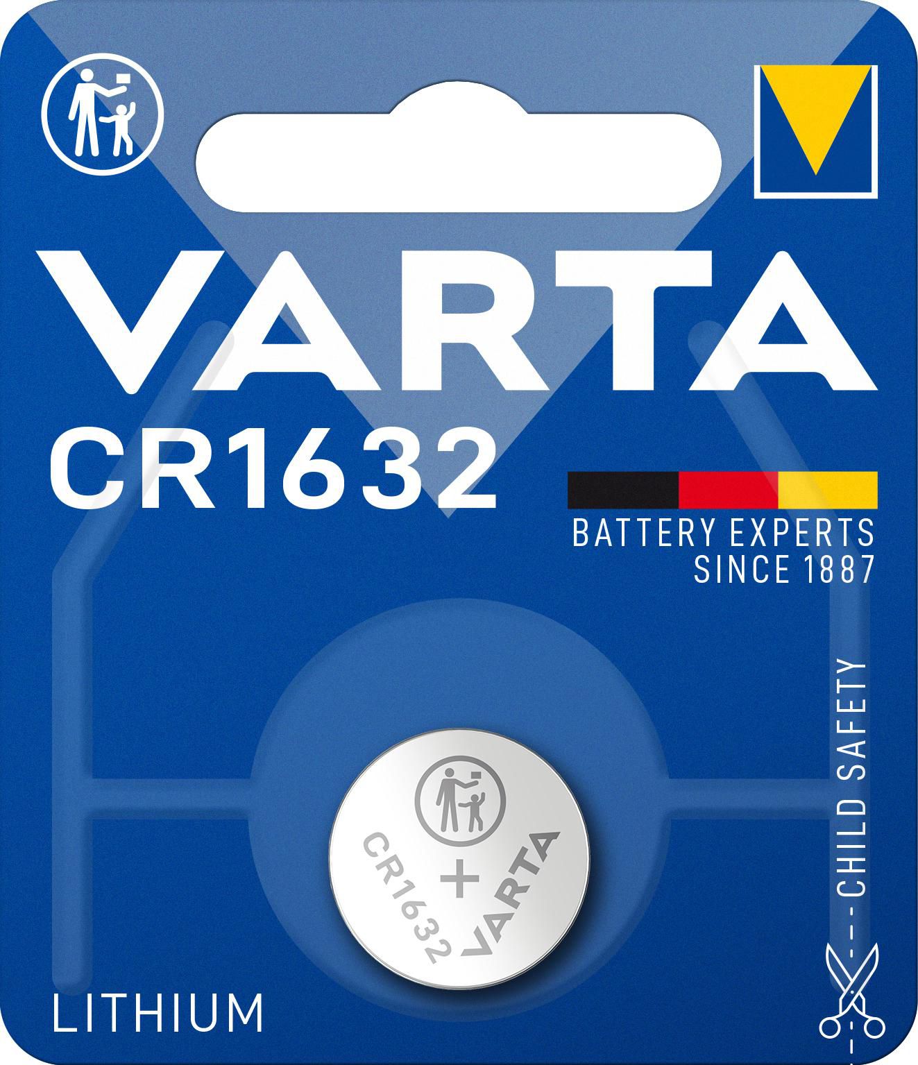 Varta 06632101401 CR1632 - 140mAh, 16mm 