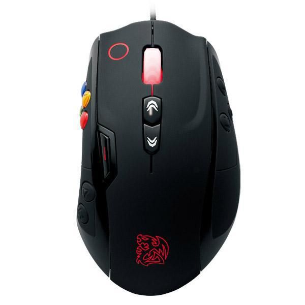 LUXA2 Volos USB Laser 8200DPI Nero Mano destra (Ttesports Volos)