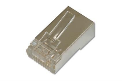 CONECTOR MACHO APANTALLADO RJ4