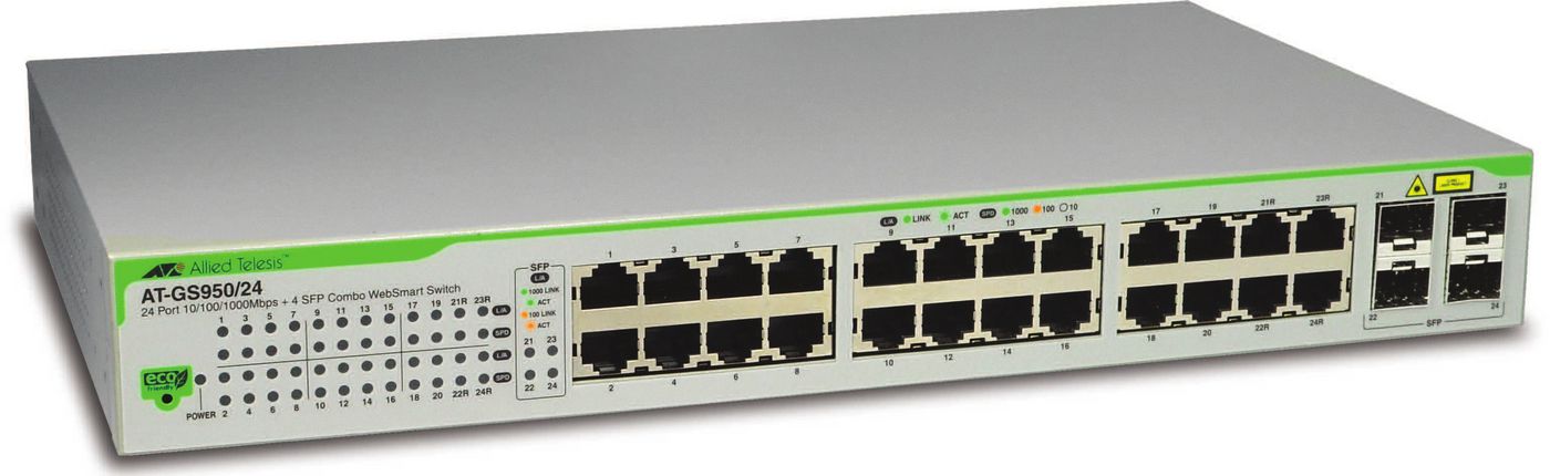 Allied-Telesis AT-GS95024-50 AT-GS950/24-50 WEB SMART SWITCH 24-PORT 