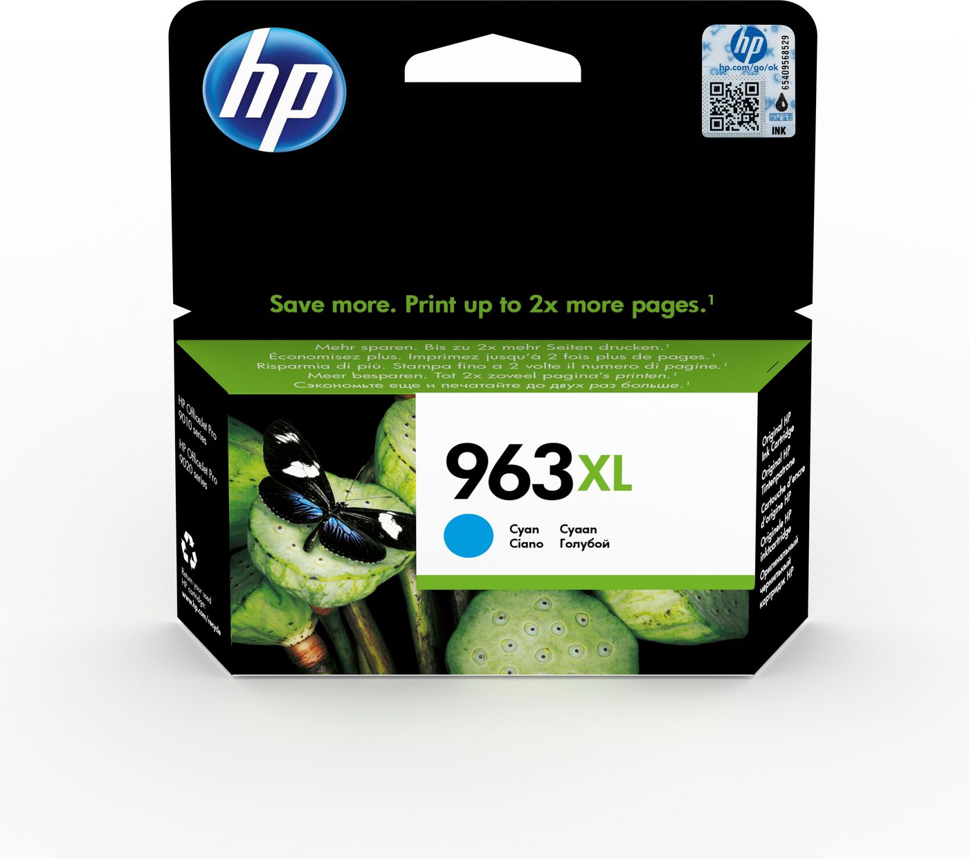 HP 963XL High Yield Cyan Ink