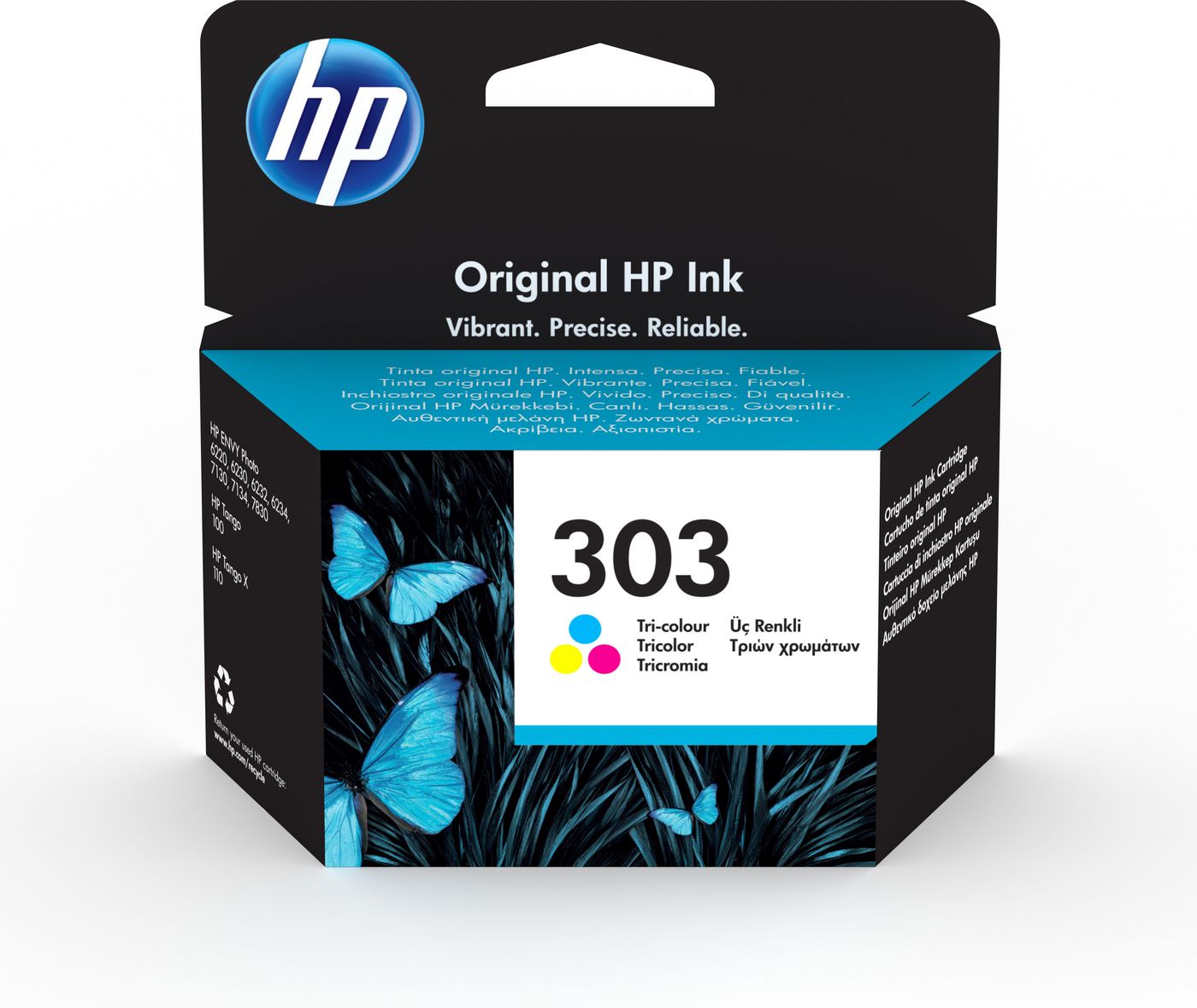 HP T6N01AE301 T6N01AE#301 InkOriginal 303 Tri-colour 