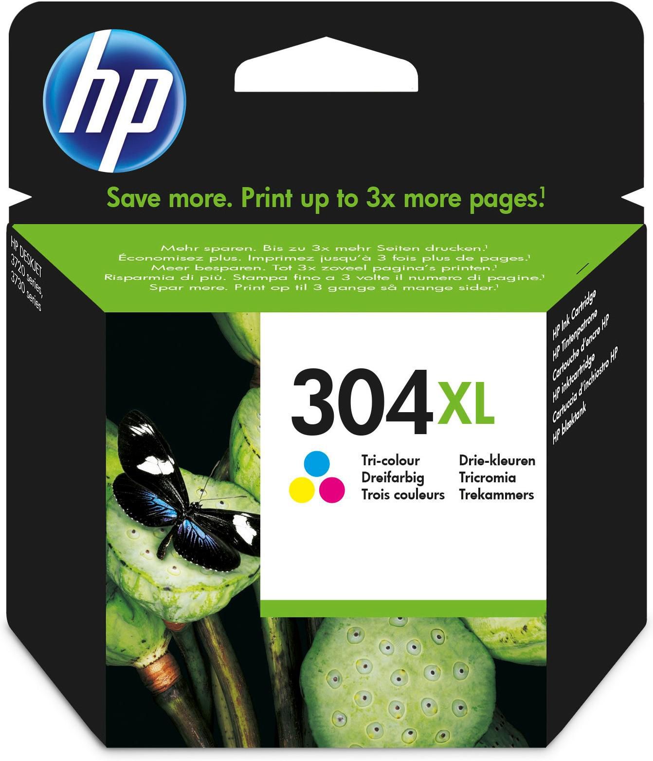 HP 304XL dreifarbig Tintenpatrone