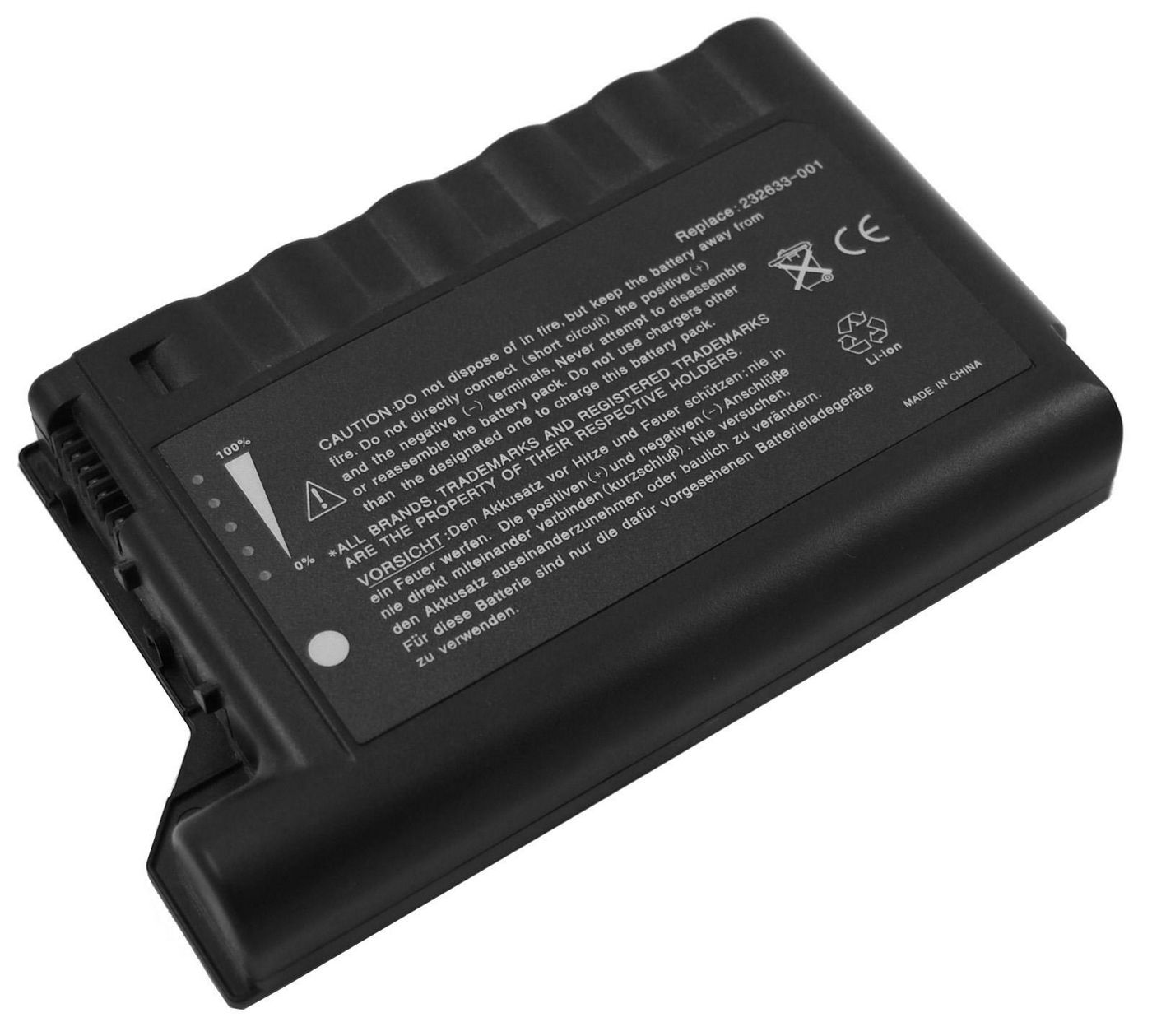 Laptop Battery For Clevo 65WH - 8Cell Li-ion 14.8V 4.4Ah - Black, 65WH 8Cell Li-ion 14.8V 4.4Ah Black, CLEVO N600 N600c N610c N