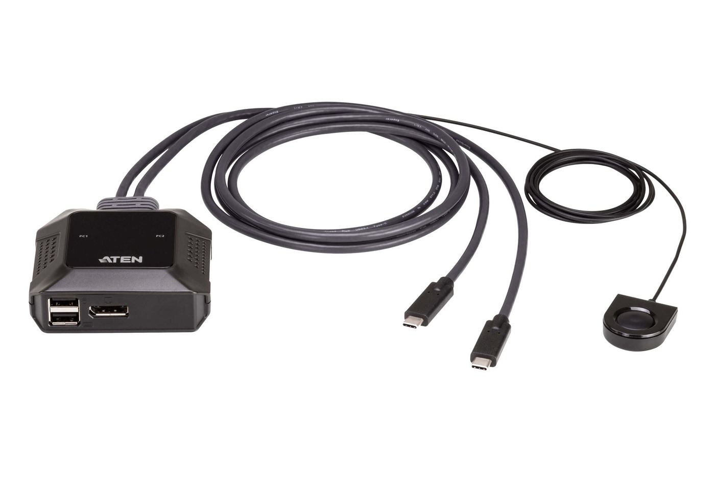 Aten US3312-AT W127164996 2-Port USB-C 4K DisplayPort 