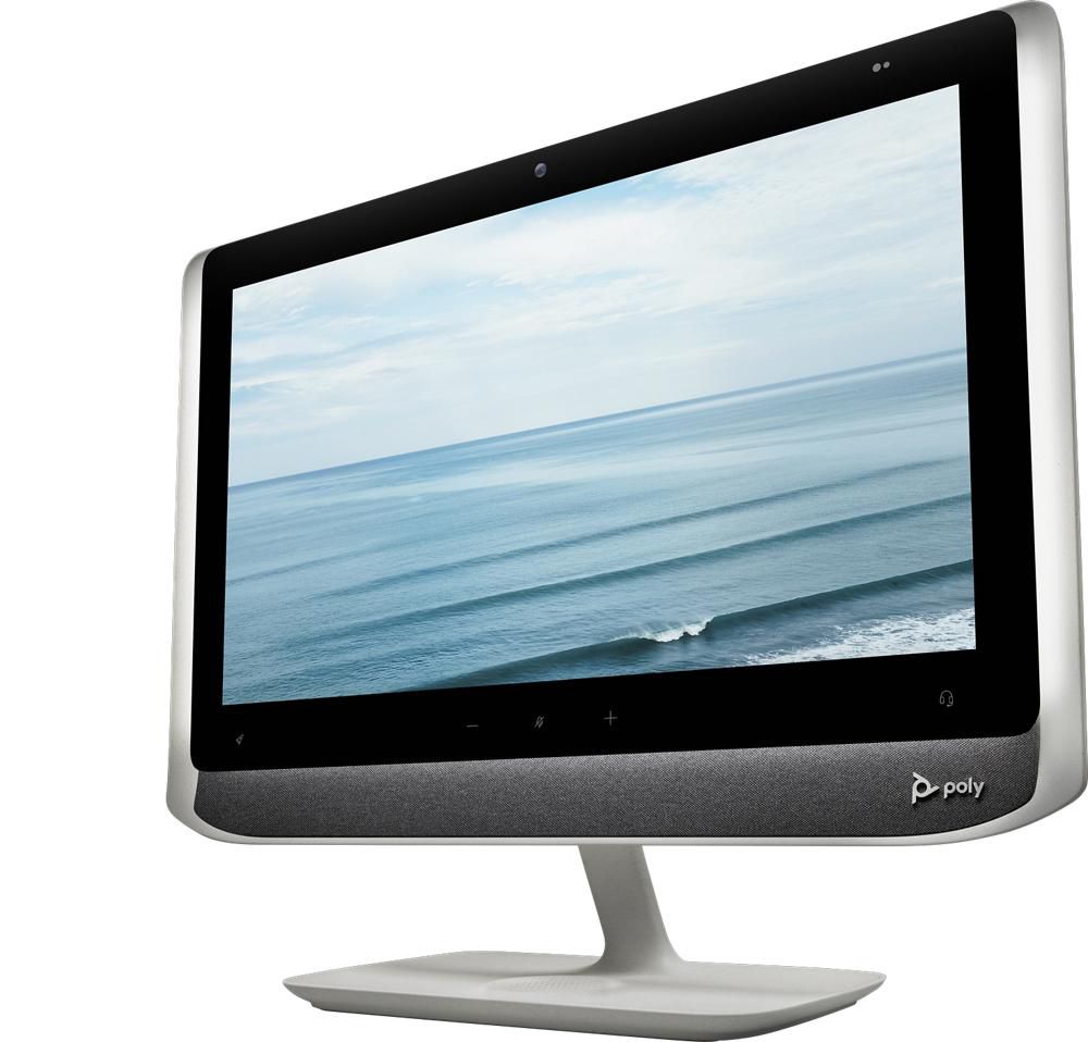 POLY Studio P21 21.5inch 1080p USB All-In-One Monitor Open Eco System USB A to C cable with an adapt