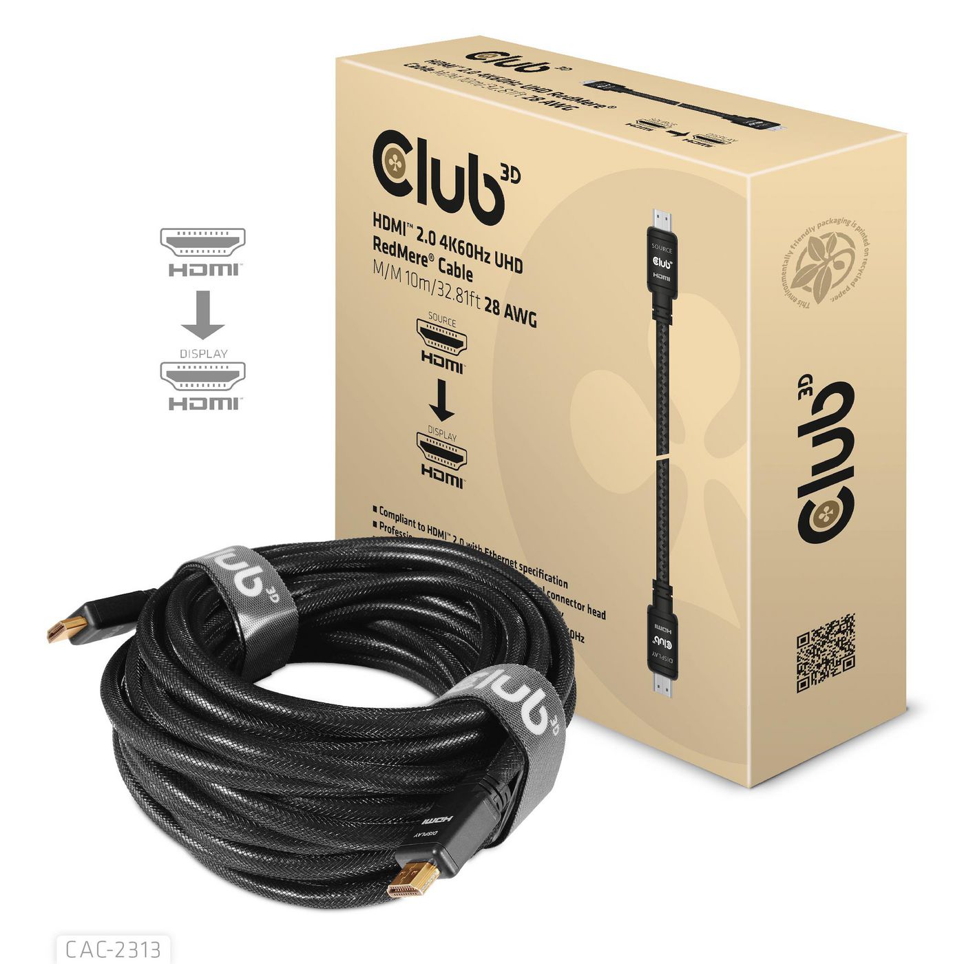 Club3D CAC-2313 HDMI 2.0 10M 4K60Hz 