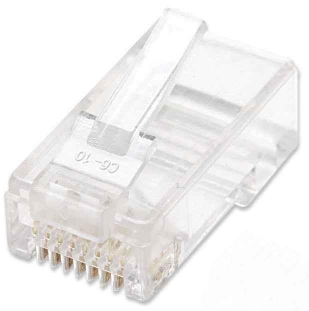 Kabel Zub Intellinet Cat5e RJ45 Modularstecker 100er Pack 502399