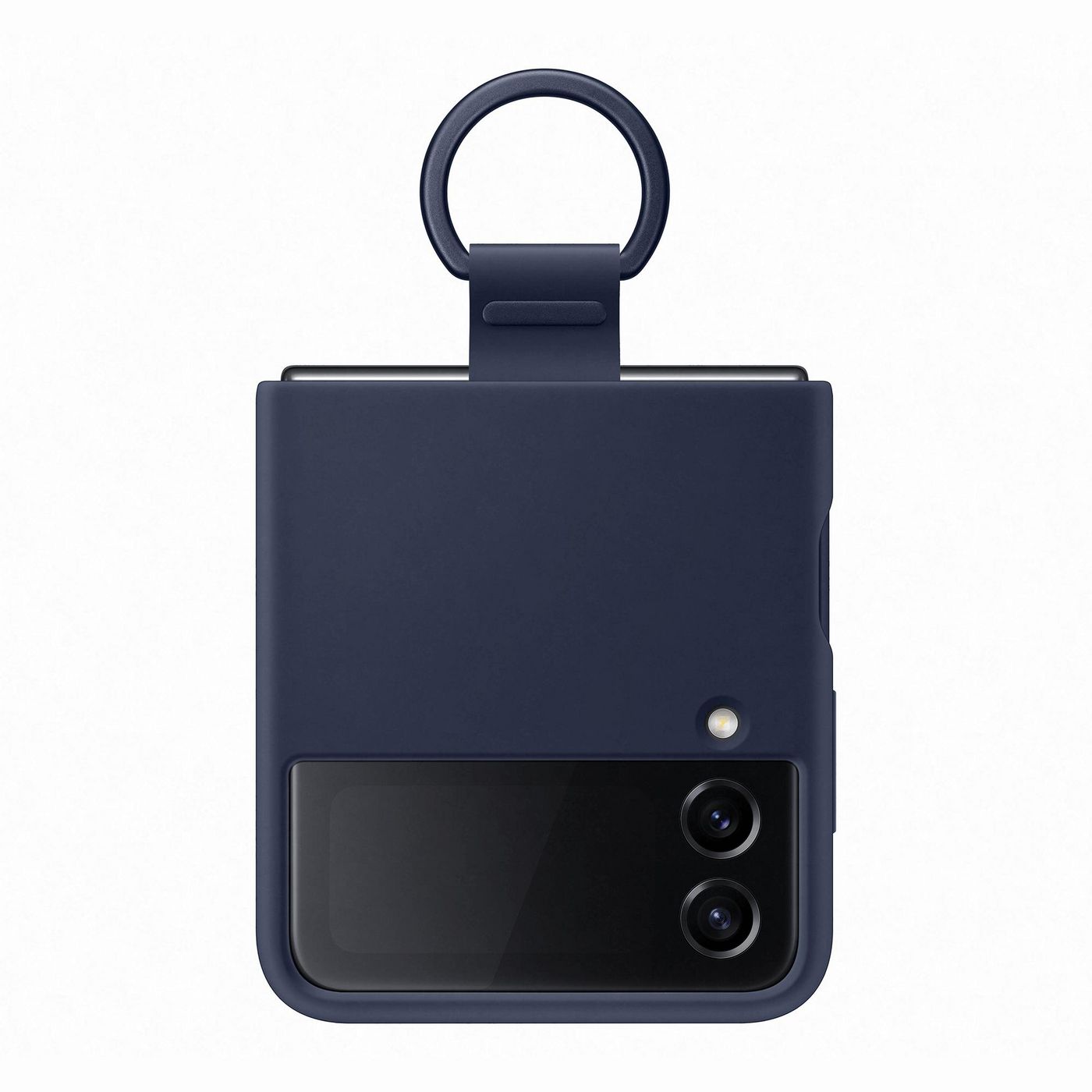 SAMSUNG Silicone Cover with Ring Galaxy Z Flip4, Navy