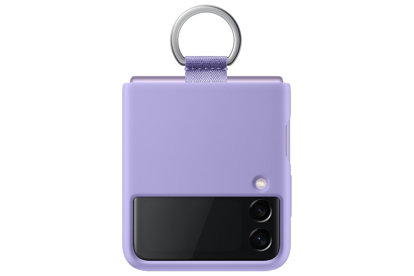 Galaxy Z Flip3 Silicone Cover With Ring Lavender