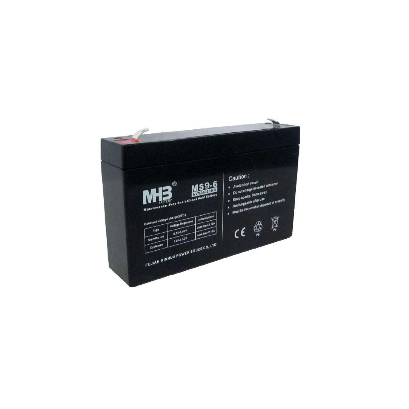 PowerWalker 91010144 W127023604 MHB MS9-6 battery 
