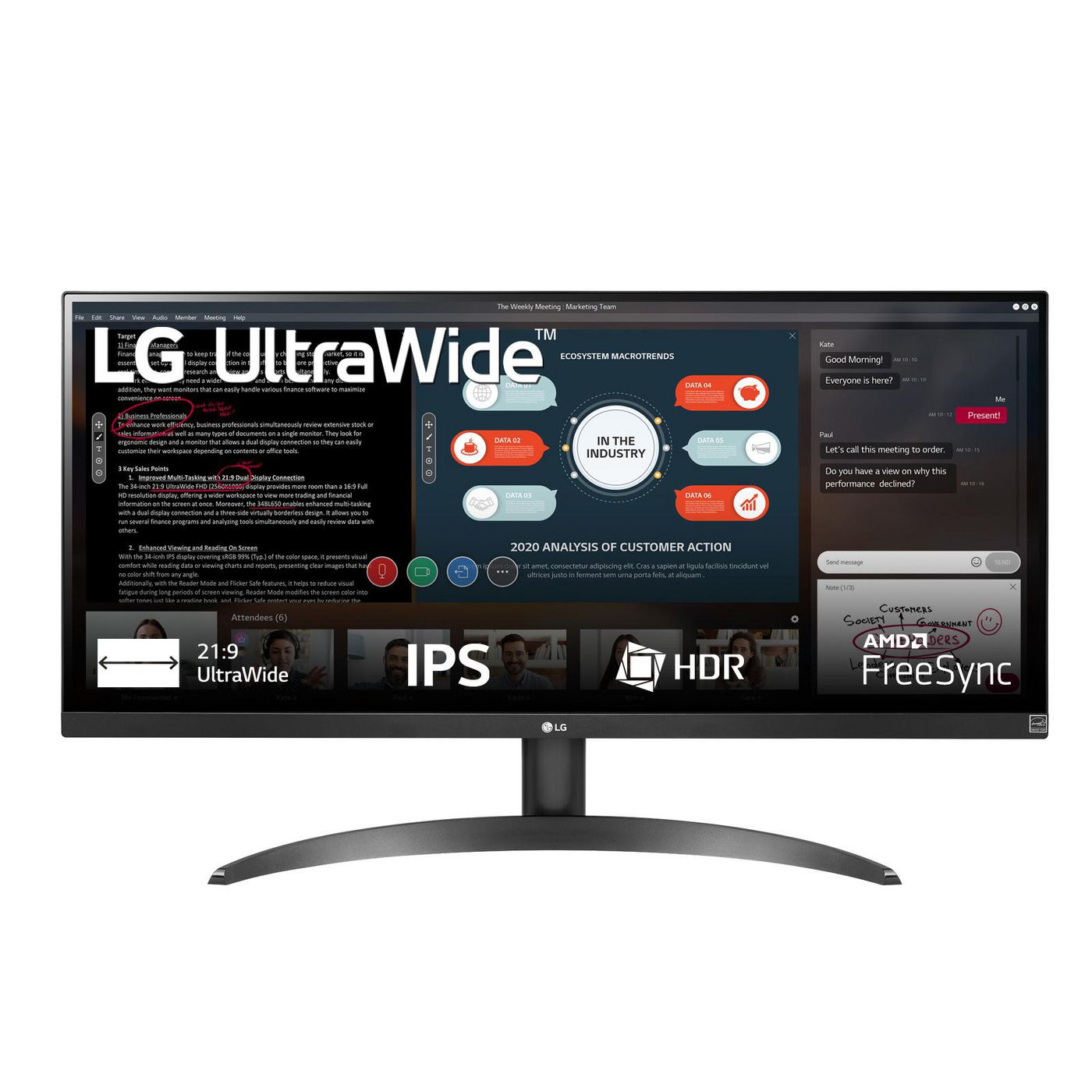LG W127274010 29WP500-B computer monitor 