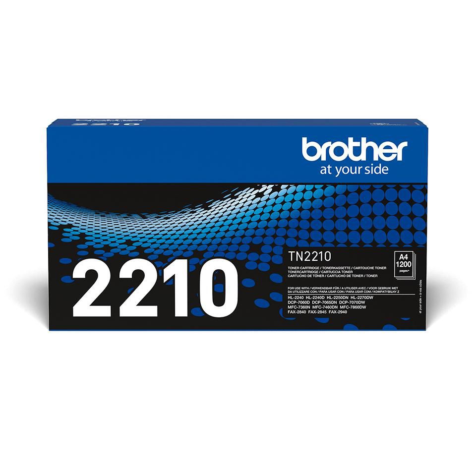 Brother TN-2210 Toner Black Cartridge Pages 