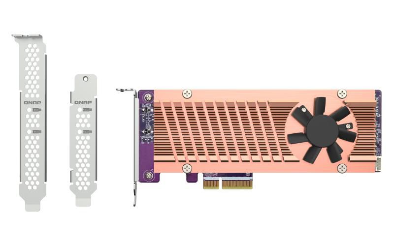 Qnap QM2-2P-344A - Contr leur de stockage - 2xM.2 - PCIe 3.0 x4. - QM2-2P-344A
