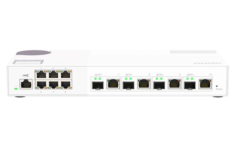 QNAP 6 port 2.5Gbps, 4 port 10Gbps