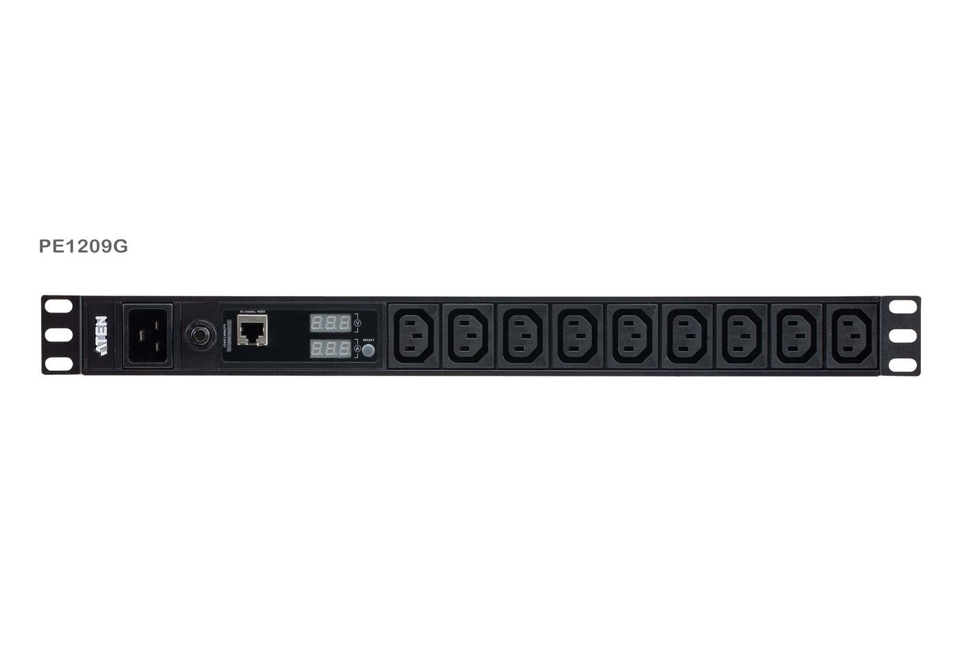 Aten PE1209G-AT-G W127285136 9-Outlet 1U PDU with Current 