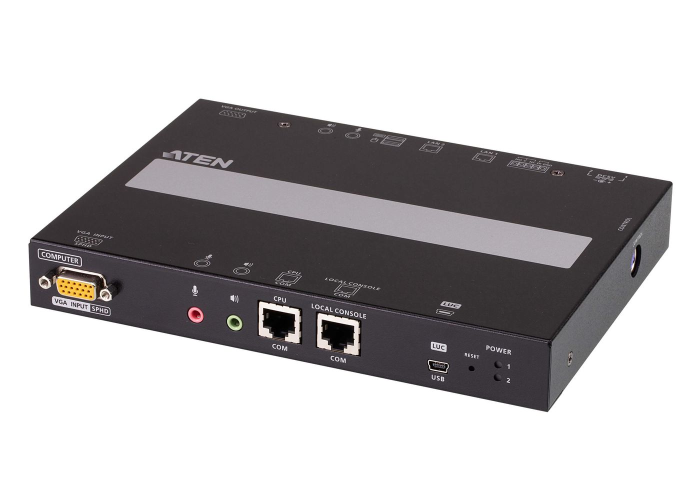 [PREMIUM] 1-Port VGA KVM over IP Switchwith Local or Remote Access Virtual Media Power/LAN Redundanc