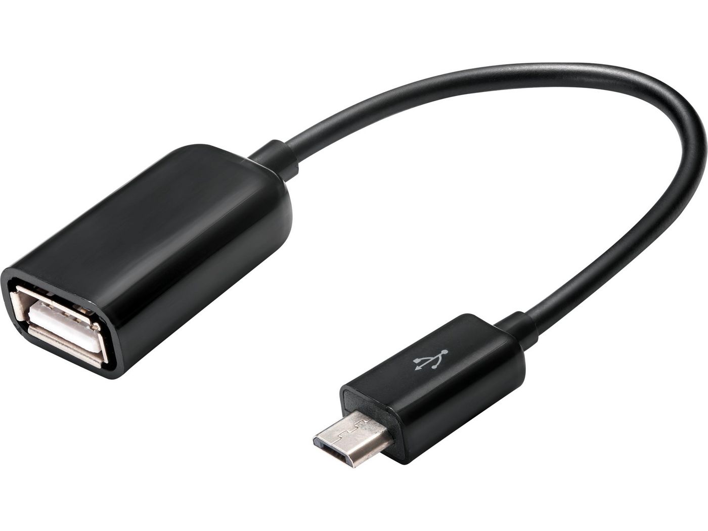SANDBERG OTG Adapter MicroUSB M - USB F Schliessen USB-Geraete direkt an den Micro-USB-Anschluss von