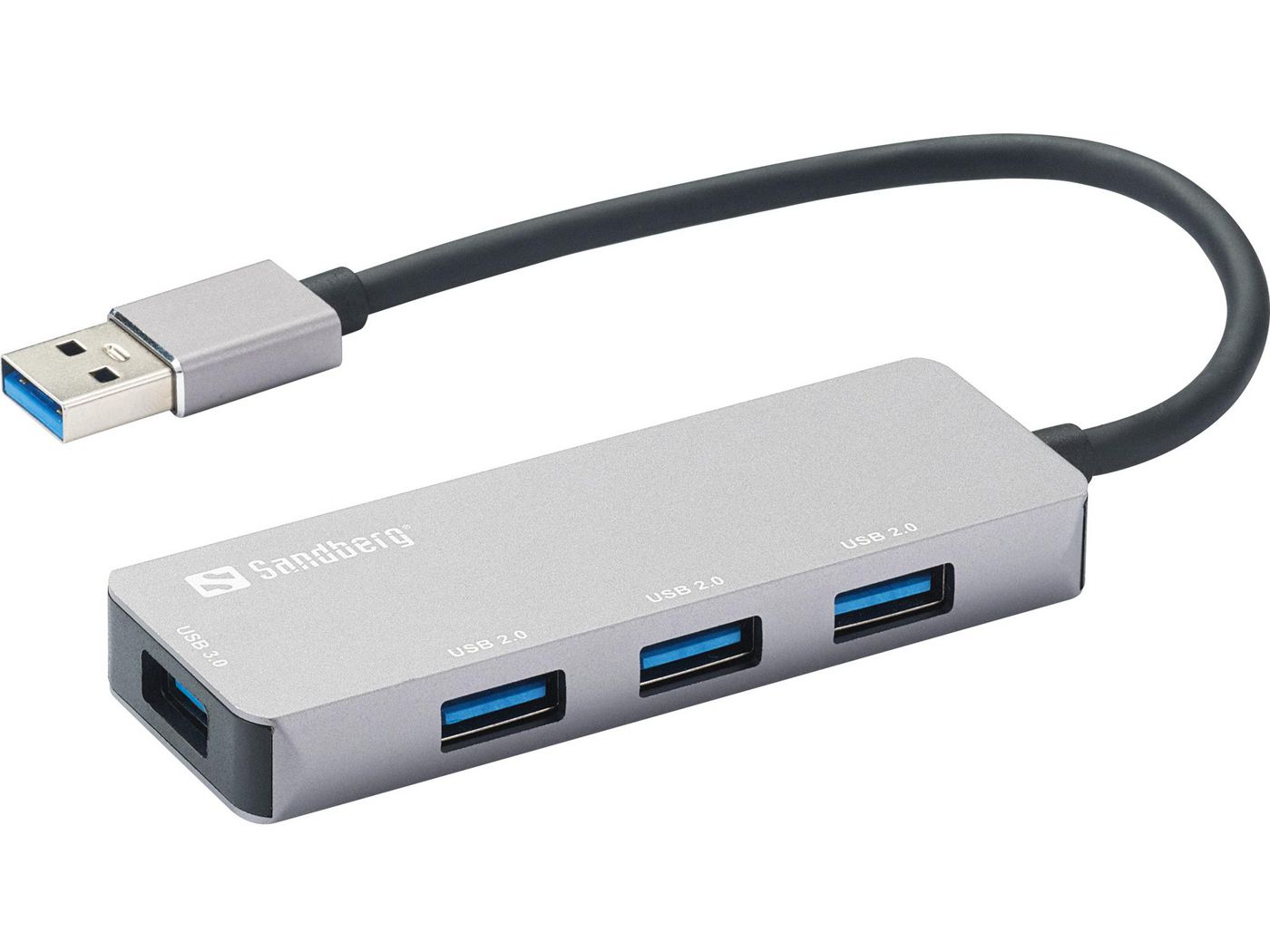 Sandberg 333-67 USB-A Hub 1xUSB3.0+3x2.0 SAVER 