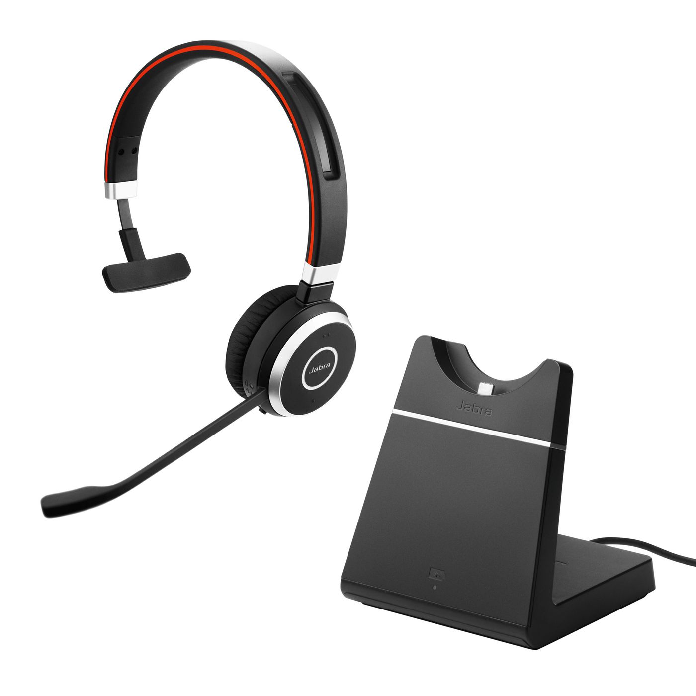 Headset Evolve 65 SE UC - Mono - USB / Bluetooth - With Stand