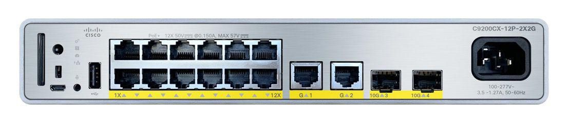 Cisco W128113006 C9200CX-12P-2X2G-E network 